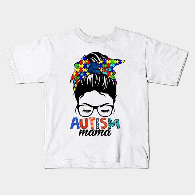 Autism Mama Gift For Women Kids T-Shirt by US GIFT